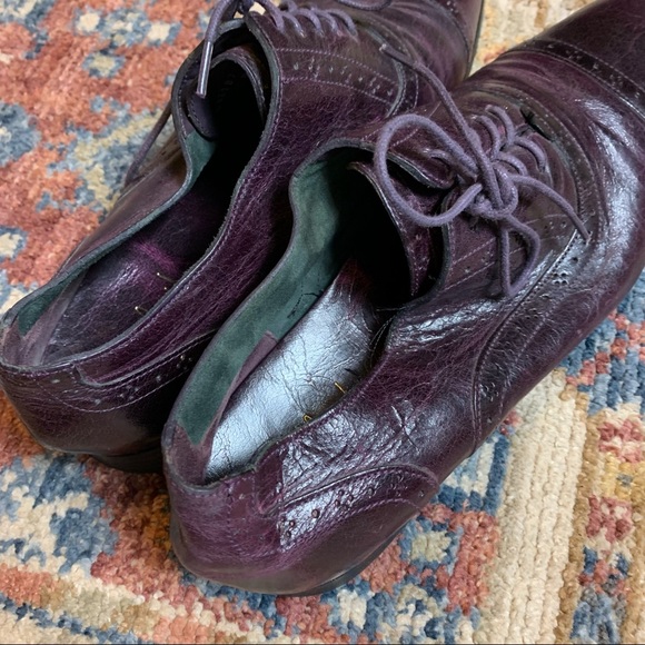 Cole Haan size 10 purple grape oxfords shoes ASO Taylor Swift - Picture 6 of 14